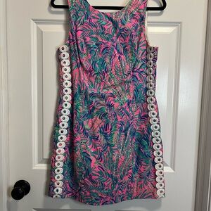 Lilly Pulitzer Pink Sunset Coco Breeze Mila Shift Dress